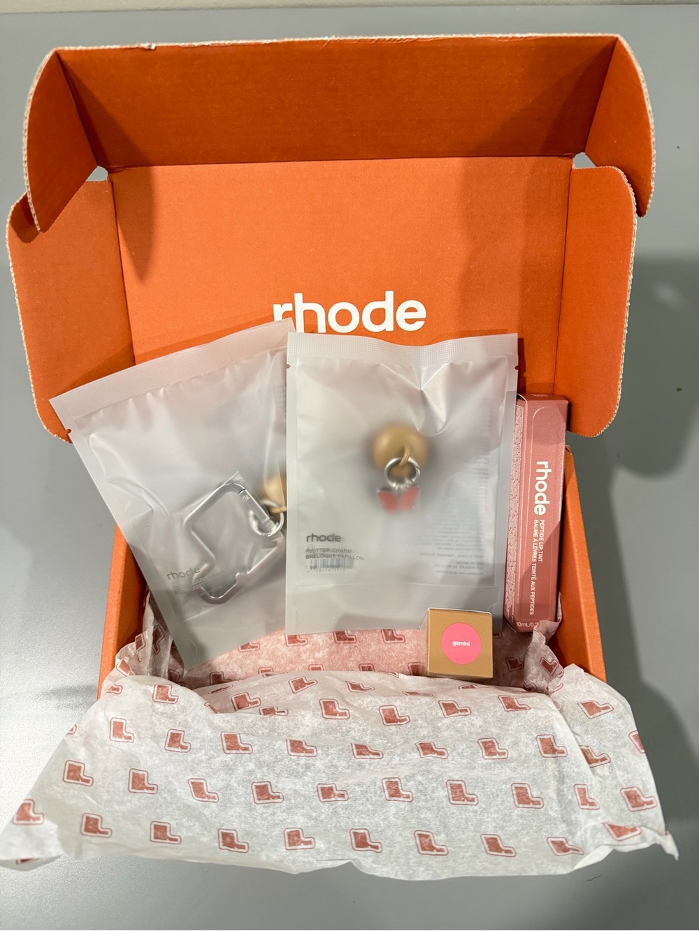 Rhode x Alexandra Leclerc set in Gemini
